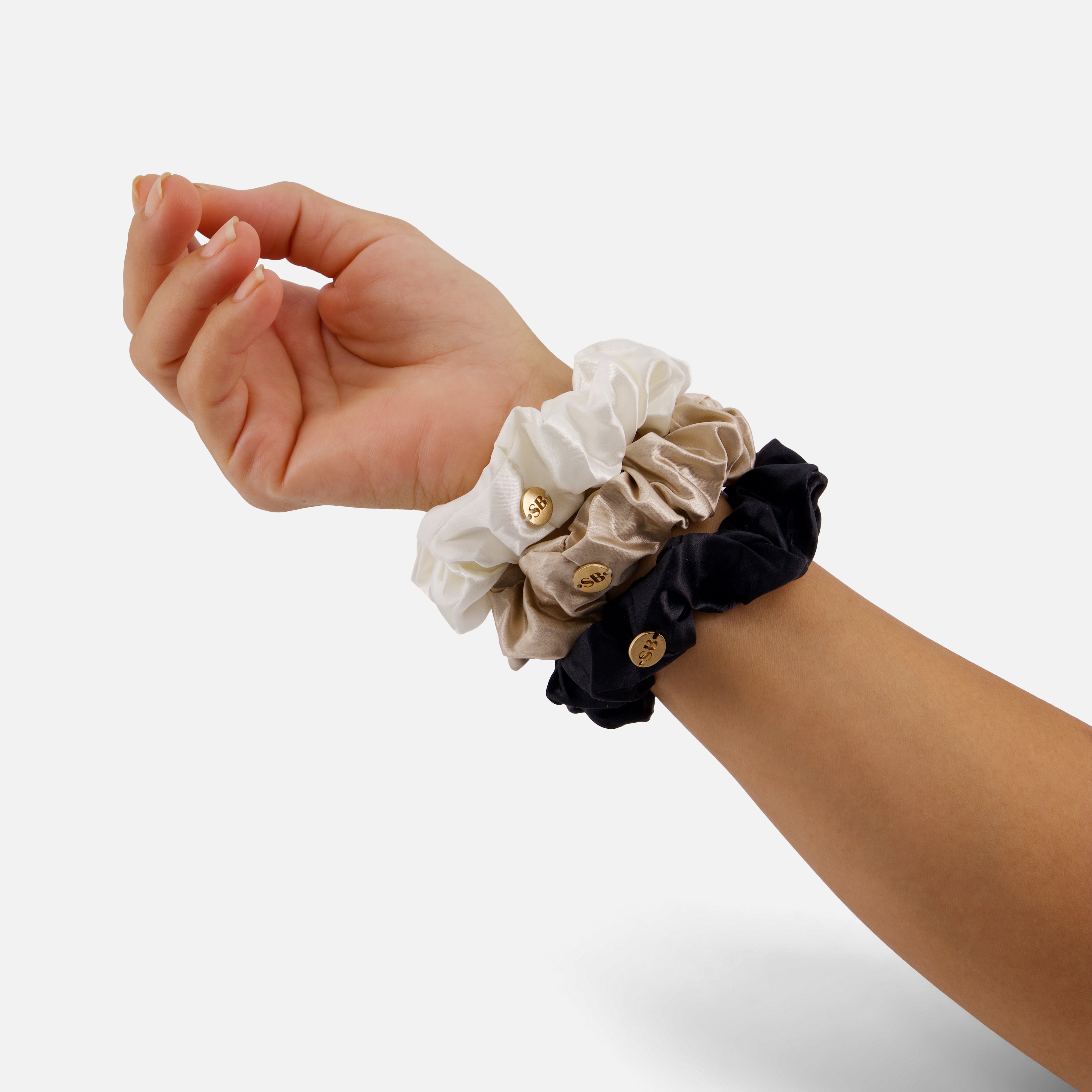 Silk scrunchies - 100% mulberry silk